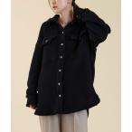 ショッピング麻 「marmors」fringe shirt jacket レディース