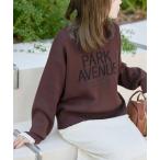 ショッピングアメカジ ニット セーター スウェットライクアソートロゴニット「Youtube紹介アイテム」 レディース