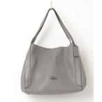 「COACH」 ワンポイントトートバッグ - グレー レディース