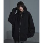 「cussil」 ジップアップパーカー 