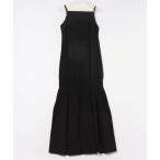 「UN3D.」 キャミソールワンピース 36 ブラック レディース