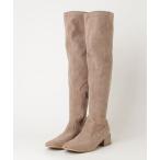 「Burner」 ロングブーツ 40 ベージュ レディース