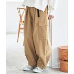 「Sunny clouds」 カーゴパンツ - ベージュ レディース