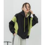 「A + TOKYO」 プルオーバーパーカー FREE ブラック レディース