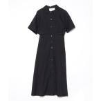 「select MOCA」 シャツワンピース SMALL ブラック レディース