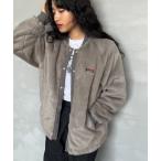 コート アウター 「HELLO CALIF/ハローカリフ」 ファーボンバーコーチジャケット レディース メンズ