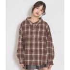 ブラウス シャツ 2WAY長袖チェックシャツSET キッズ 子供服 女の子