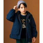 ダウン アウター ワンポイントロゴ入りリバーシブルタフタジャケット(110~150cm) キッズ 子供服 男の子 女の子