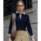 カーディガン layered knit 