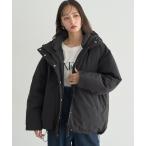 ダウンコート ダウンジャケット 「防風/2025AW」フーデットパファーコート レディース