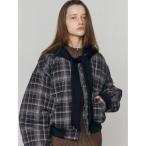 ブルゾン アウター スカーフフーディナイロンブルゾン レディース