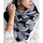 ショッピングスヌード ネックウォーマー スヌード ドット柄 4WAY スヌード レディース