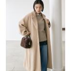 ショッピングロングコート コート チェスターコート 「柔らかな質感」シャギーロングチェスターコート レディース