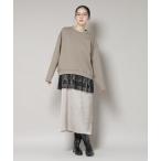 ワンピース レースレイヤードセットワンピース