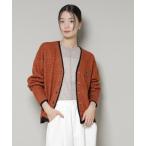 ショッピングnano カーディガン PENNEYS別注TheFOXバイカラーVネックカーディガン レディース