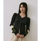 ショッピングTOKYO ニット セーター 「新作」「WEB限定カラーあり」ショルダースリットニット｜ウォッシャブル/オフィスカジュアル/細見え/カットアウト/秋服 レディース