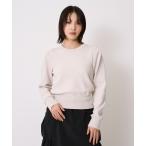 ショッピングカジュアル ニット セーター 「新作」ショルダータックニットトップス｜ウォッシャブル/オフィスカジュアル/ニット/秋服/冬服 レディース