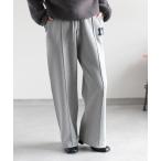 ショッピングスウェットパンツ スウェットパンツ ジャージ 「セットアップ対応」2way スウェットライクニットパンツ レディース