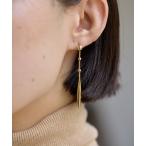 ショッピングピアス ピアス 「金属アレルギー対応/ステンレス」振り子型ロングピアス レディース