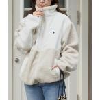 ブルゾン アウター U.S. POLO ASSN./ユーエスポロアッスン ブランドロゴ 切り替えデザイン ボアジャケット メンズ レディース