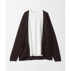  свитер вязаный высокий мера кардиган + футболка - комплект item * рука омыватель голубой [A DAY IN THE LIFE] мужской 