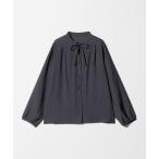 ブラウス シャツ シャーリング リボンブラウス 「A DAY IN THE LIFE」 レディース