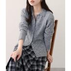 ニット セーター 「WEB限定」モヘアタッチ衿付きニット レディース