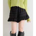パンツ フリルショートパンツ レディース
