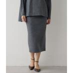 スカート 圧縮スムースタイトスカート