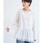 ショッピングフリル ブラウス シャツ BARNYARDSTORM / 裾フリルブラウス / ハンドウォッシャブル 「YouTube「i.style closet」紹介アイ