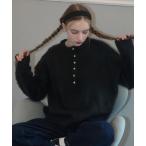 ニット セーター ウールタッチヘンリーPO/Wool Touch Henry PO レディース