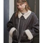 ブルゾン アウター ムートンボアジャケット/mouton boa jacket レディース