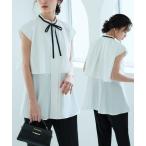 「RUIRUE BOUTIQUE」 半袖ブラウス L ホワイト レディース