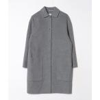 ショッピングカシミア 「HERMES」 メドール カシミア コート 36 グレー レディース