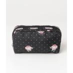 「LeSportsac」 花柄ポーチ - ブラック レディース