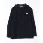 「DANTON」 ワンポイントジャケット 38 ネイビー レディース