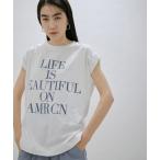 「AMERICANA」 半袖カットソー FREE オフホワイト レディース