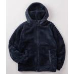 ブルゾン アウター 「71」「LOGOS PARK/ロゴス パーク」ワンポイントロゴ フード切替 フリースジャケット メンズ レディース