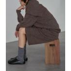 パンツ new basic　CASHMERE SILK MOULINE HALFPANTS レディース