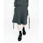 ショッピングハーフパンツ レディース パンツ eunoia | ウール バミューダパンツ WOMEN レディース