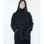 ショッピングコーデュロイ コート アウター eunoia | 中綿コーデュロイ 丸襟ジャケット WOMEN レディース