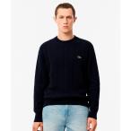 セーター ニット ミドルゲージ ウールケーブルニット メンズ