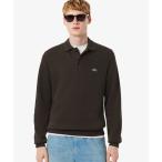 セーター ニット コットンニットロングスリーブポロシャツ メンズ