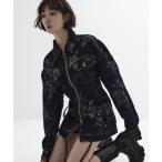 デニムジャケット gジャン 「FETICO/フェティコ」「STUDIOUS別注」別注 ROSE DENIM JACKET/ローズデニムジャケット レデ