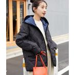 ダウンコート ダウンジャケット 限定展開 TAION/タイオン CITY PIPING HOOD DOWN CARDIGAN/シティ パイピング フー