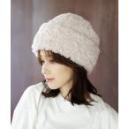 ニット帽 ニットキャップ プードルファーワッチ レディース