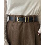 ベルト 「apres jour clair」ゴールドバックルベルト レディース