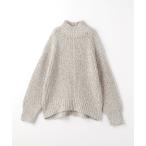 ニット セーター メランジラメ アゼ ハイネックニット 「A DAY IN THE LIFE」 レディース