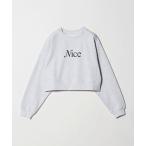 ショッピングシグネチャー トレーナー スウェット 「NICE WEATHER」ウィメンズ シグネチャーロゴ クロップド スウェット レディース