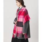 ストール マフラー 「別注」「elegancese」カシミヤ チェック ストール レディース